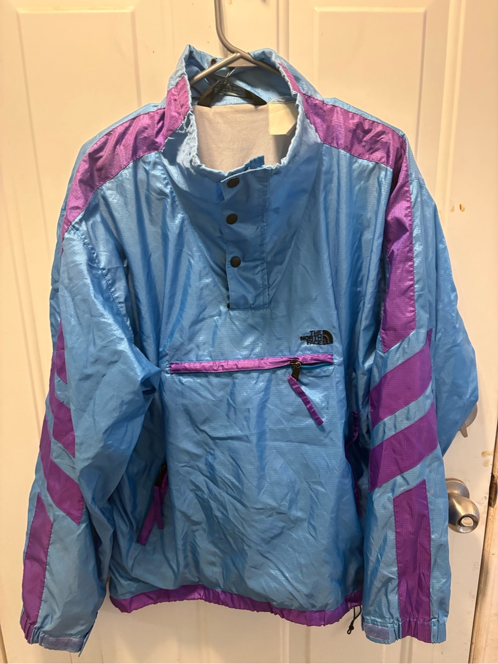 The North Face vintage streetwear Y2K Colour block lightweight Windbreaker